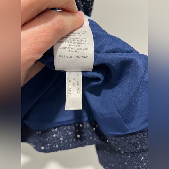 NEW J.Crew Women’s Navy Tweed Silver Sequin Schoolboy Blazer size 0 academia - Picture 11 of 11